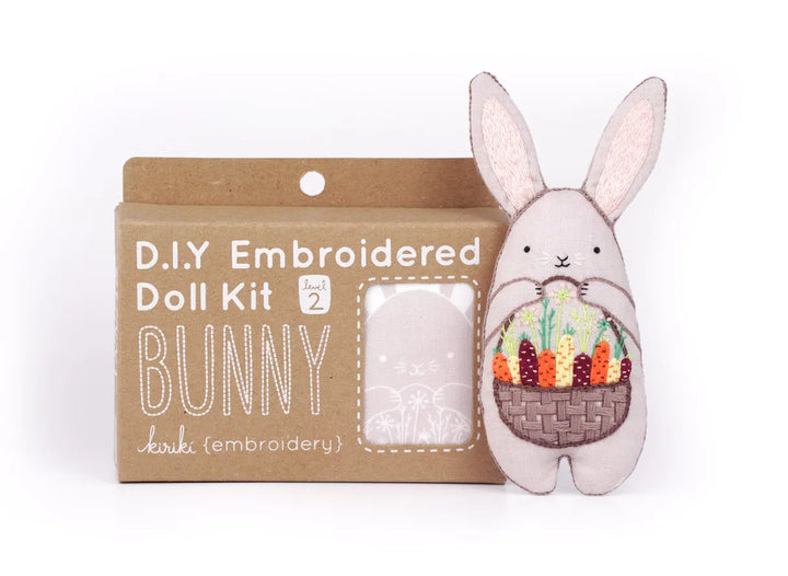 D.I.Y Embroidered Doll Kit - Bunny