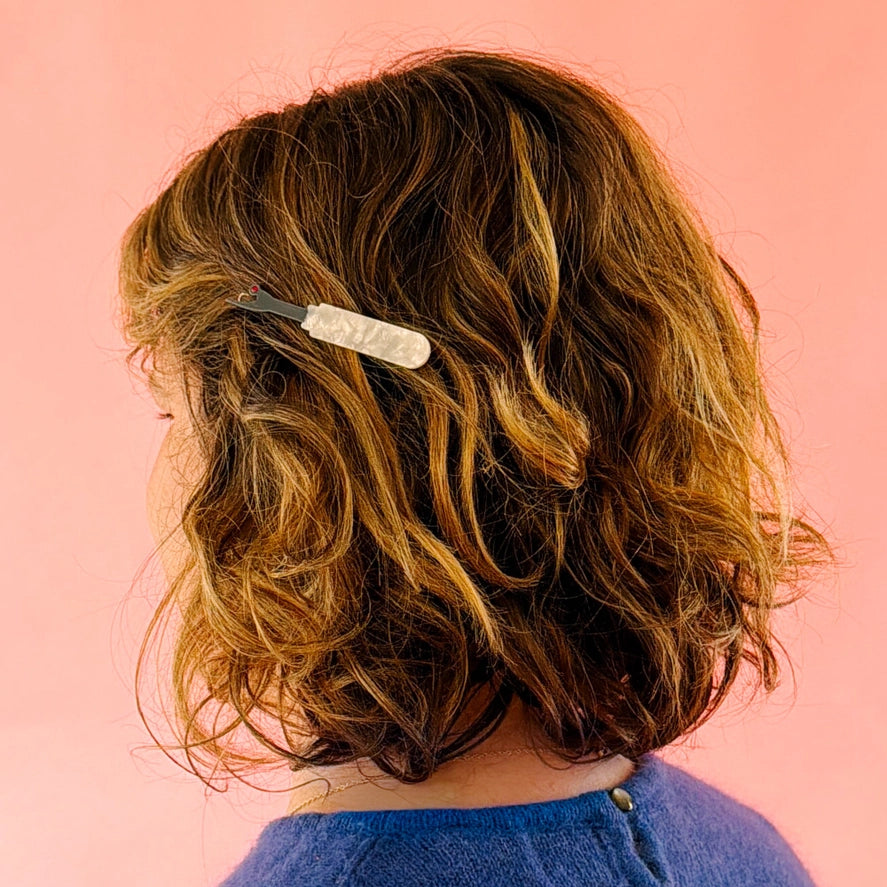 Sarah Hearts Barrette - Seam Ripper