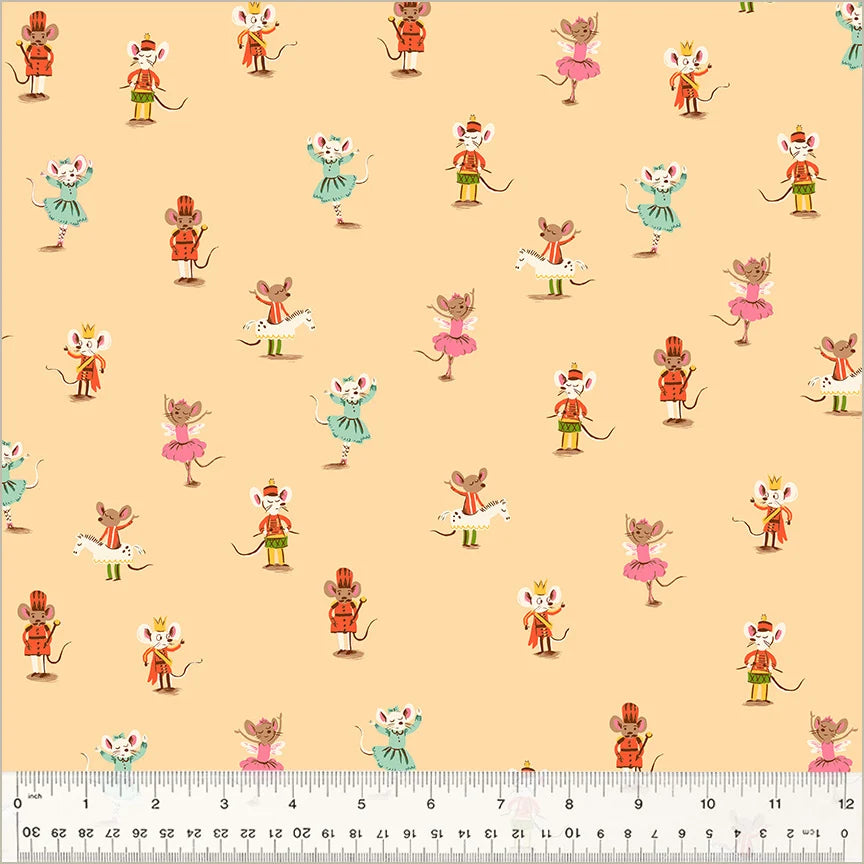 Studio Edit by Heather Ross - Nutcracker Mice, Peach