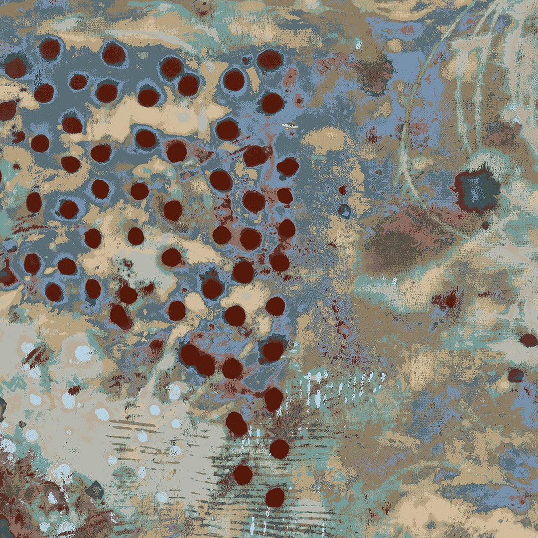 Spotted Graffiti WIDEBACK by Marcia Derse - Double Bluff, 108"