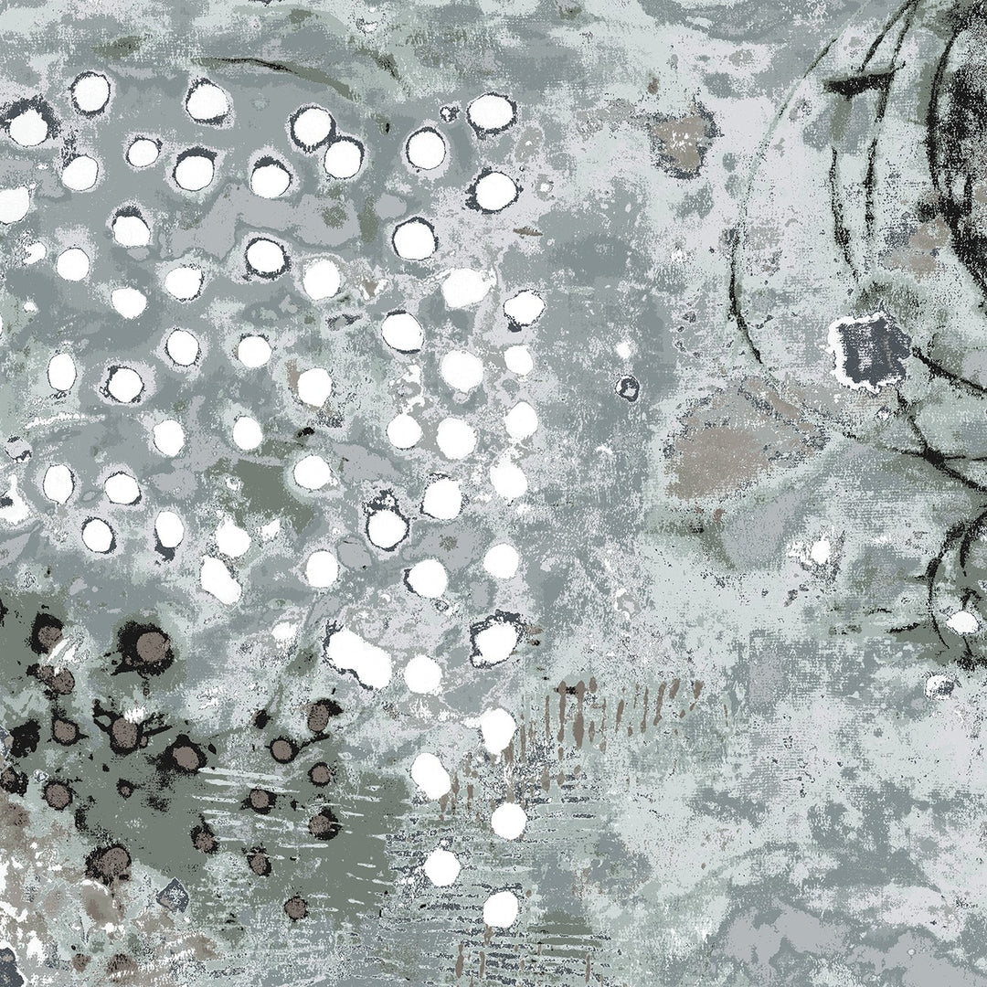 Spotted Graffiti WIDEBACK by Marcia Derse - Snowball, 108"