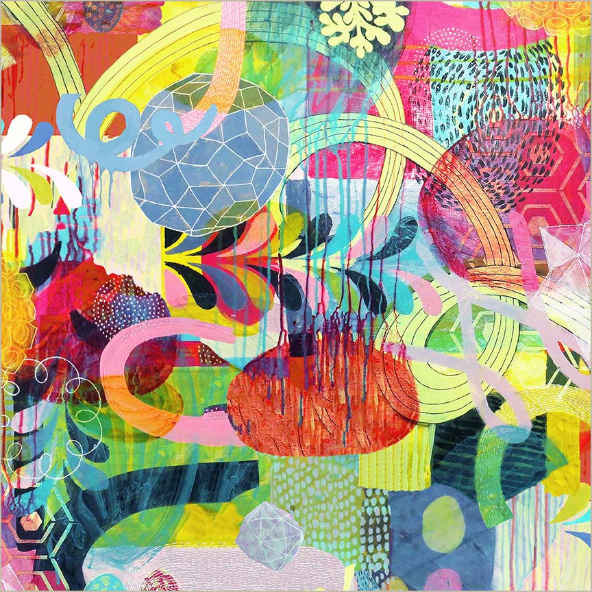 Canvas & Co. - Bright World, Multi CANVAS