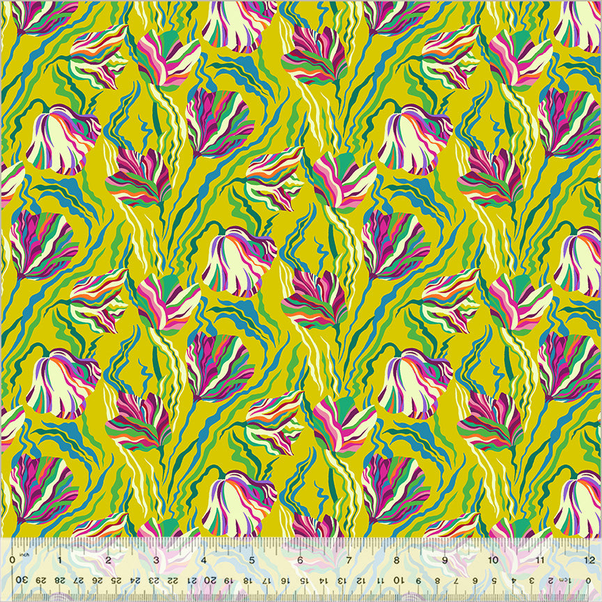 Botanica - Tulip in Chartreuse by Sally Kelly