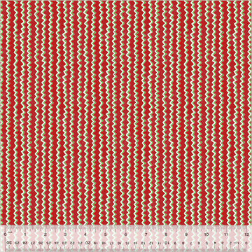 A Very Terri Christmas - Chevron Stripe, Red | Artistic Artifacts