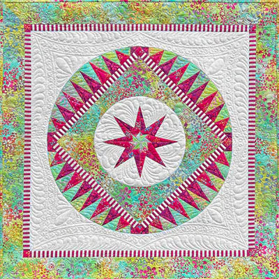 Becolourful Stories Batik Quilt Kit - Pink Perfefection - 1 available!