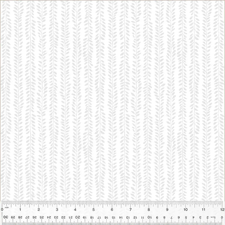 Frosting by Whistler Studios - Garden Rows, White on White