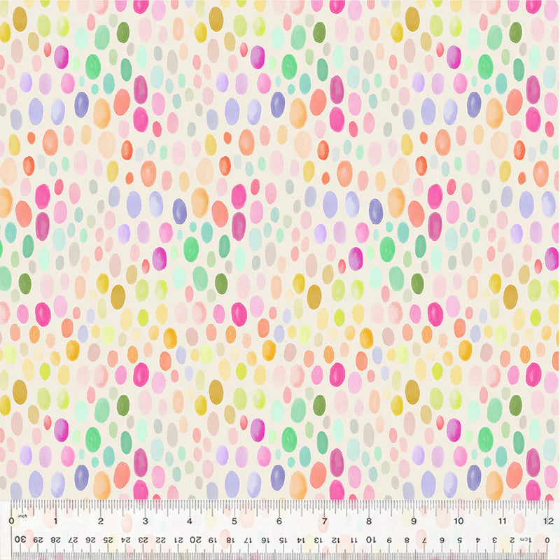 Colorful oval pattern fabric with ruler, 54655-10-1-015Ud000004pApSIAU