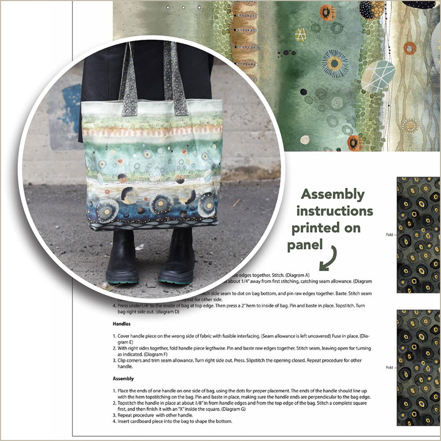 Flora & Form by Essoldo Design Canvas Carryall panel, Multi