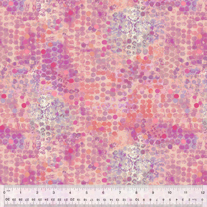 Pink and purple polka dot fabric with ruler, 54844D-2-1-015Ud000004rRCgIAM