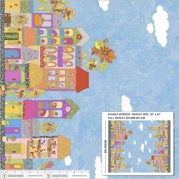 Flowers on Main By Laura Heine, Fat Quarter Bundle