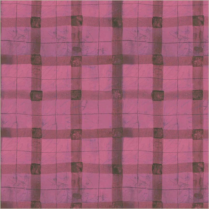 The Plaid One by Marcia Derse- Beetroot Plaid