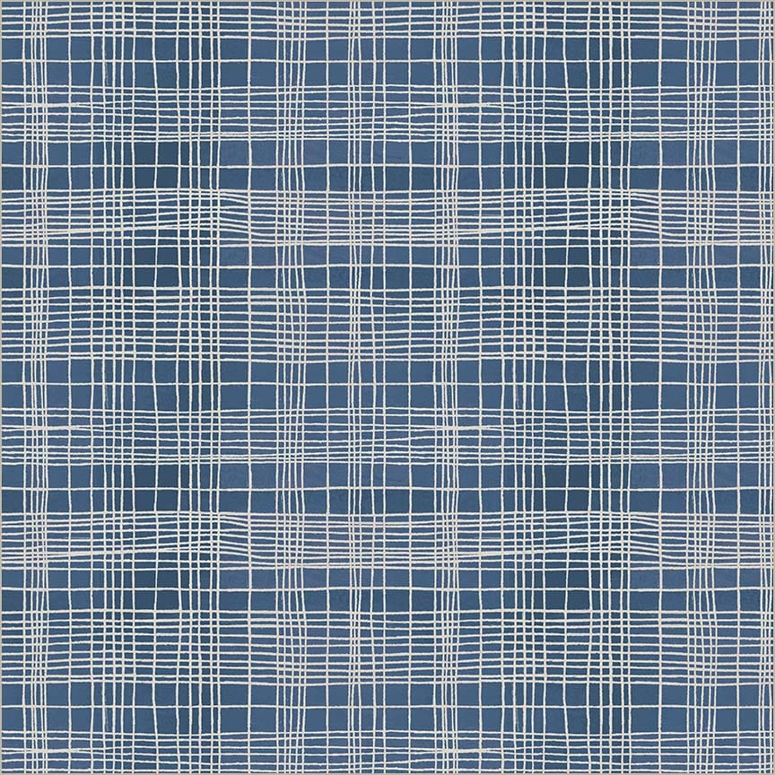 The Plaid One by Marcia Derse- String Theory Plaid, Blueprint