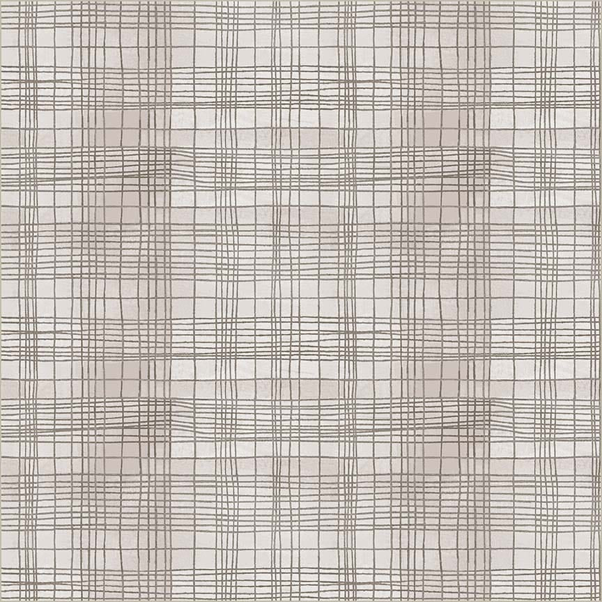 The Plaid One by Marcia Derse- String Theory Plaid, Seashell