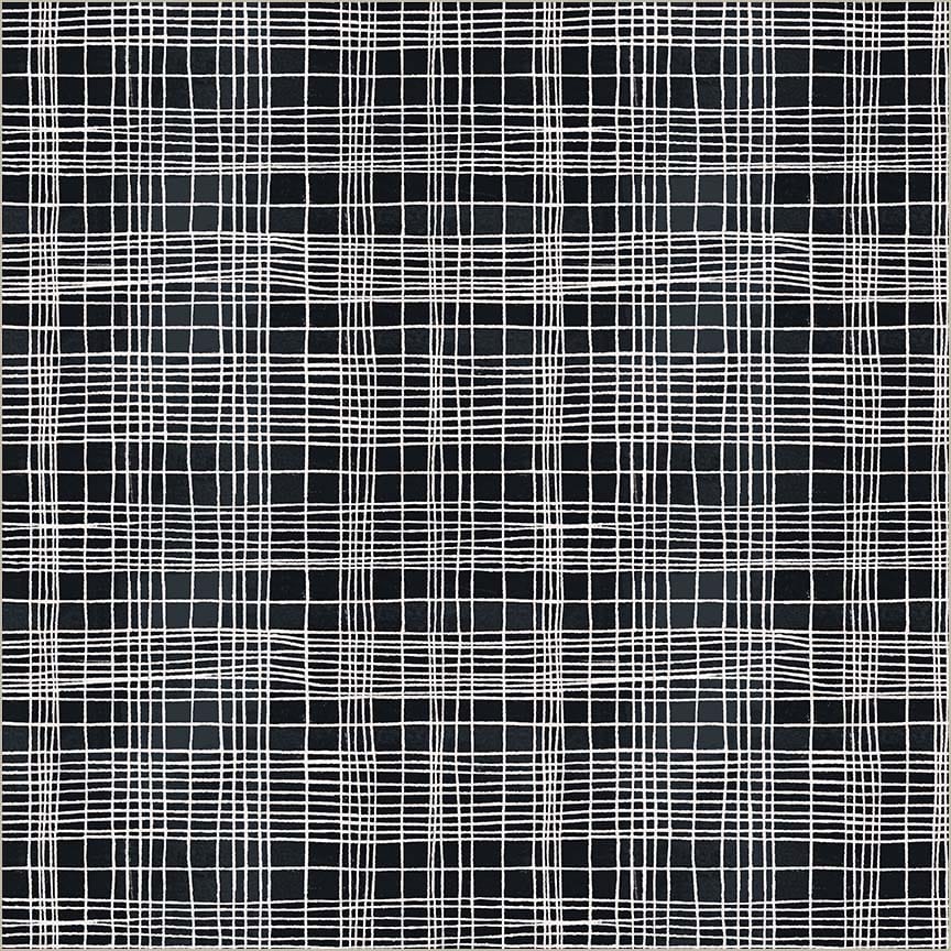 The Plaid One by Marcia Derse- String Theory Plaid, Space Tunnel