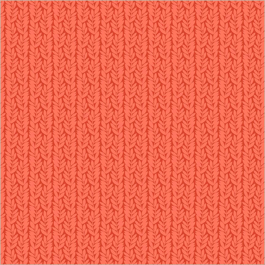 Foliage by Sally Kelly - Coral
