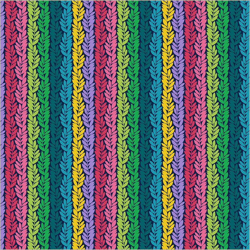 Foliage by Sally Kelly - Rainbow
