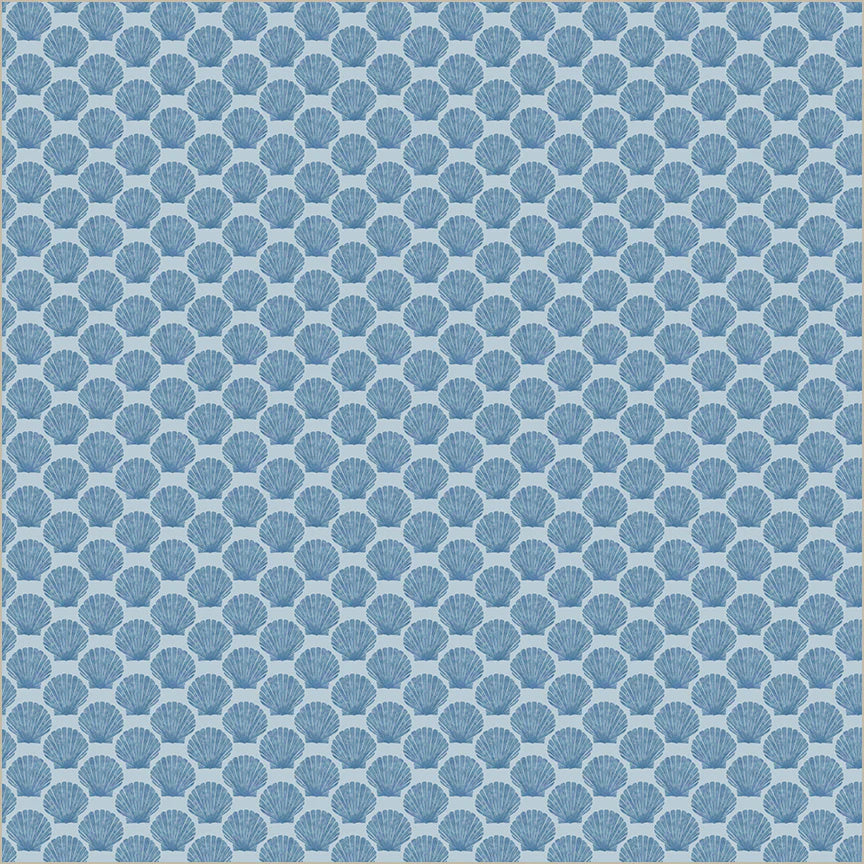 Ocean Life, Shell - Aqua