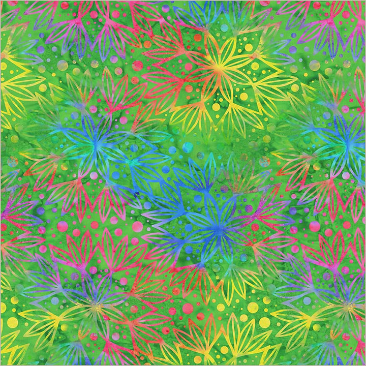 BeColourful JDJ - Full Bloom, Emerald 108" WIDEBACK