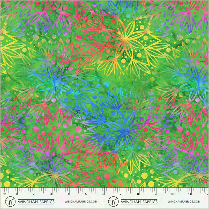 BeColourful JDJ - Full Bloom, Emerald 108" WIDEBACK