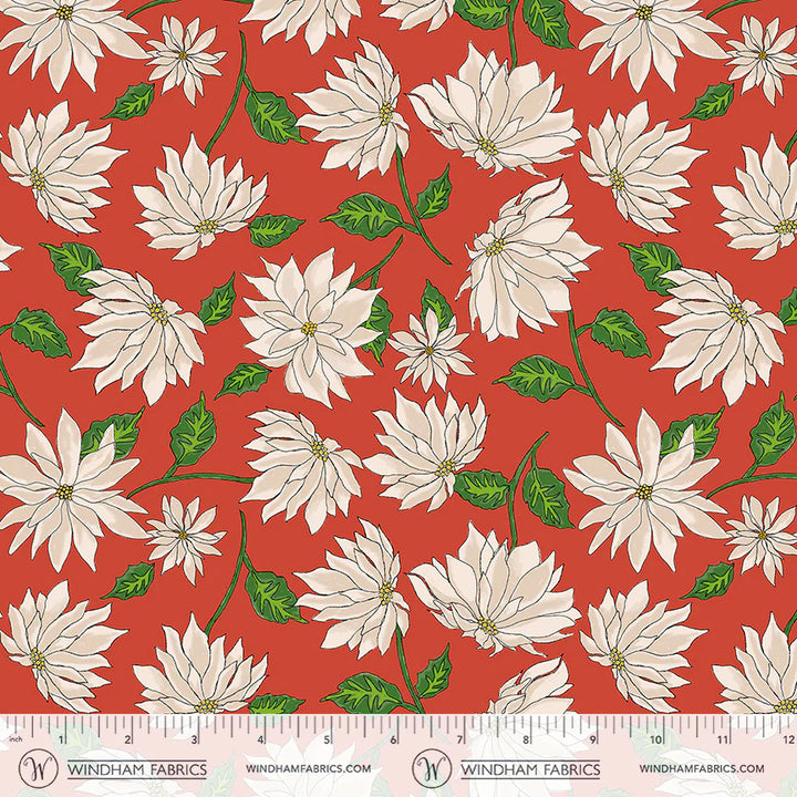 Jolly Collage - Holiday Blooms, Red | Artistic Artifacts