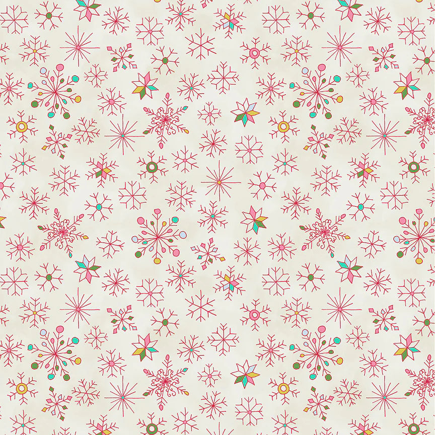 Jolly Collage - Snowfall, Marshmallow | Artistic Artifacts