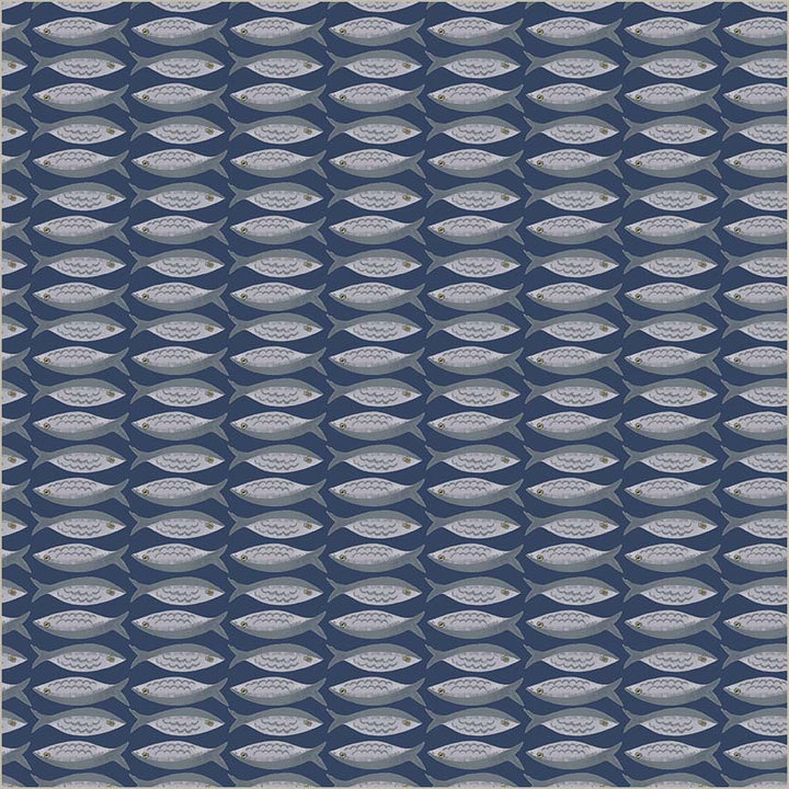 Villa Sol - Little Fishies, Navy