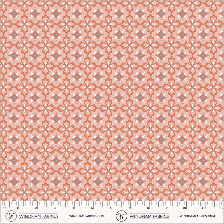 Villa Sol - Flower Tiles, Salmon