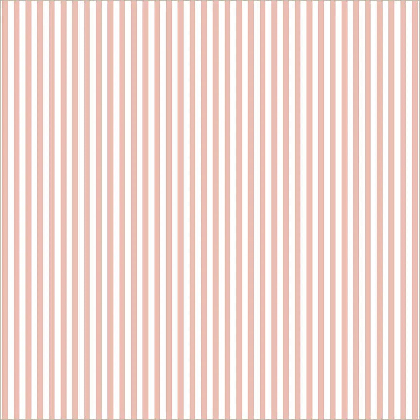 Villa Sol - Narrow Stripe, Pale Pink