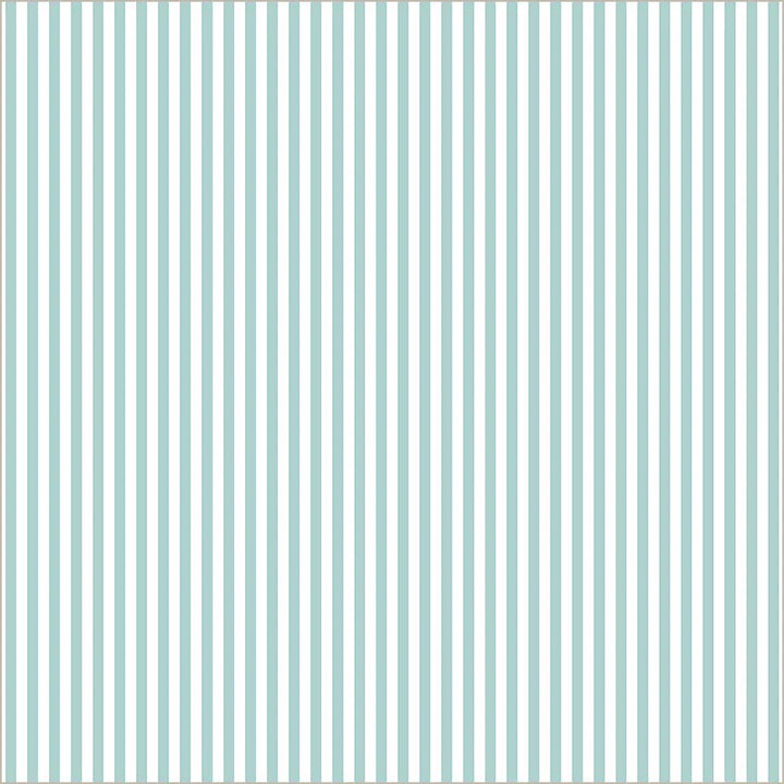 Villa Sol - Narrow Stripe, Aqua
