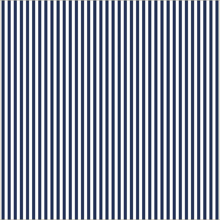 Villa Sol - Narrow Stripe, Navy