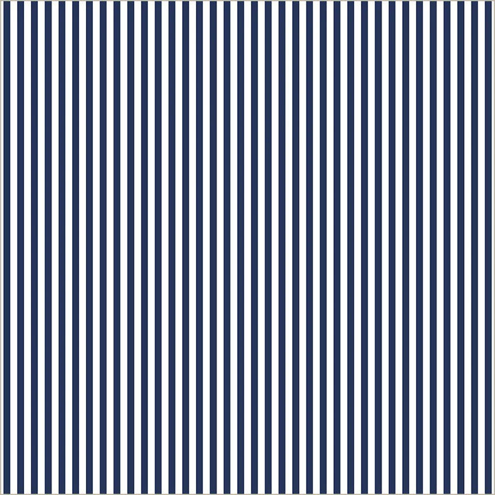 Villa Sol - Narrow Stripe, Navy