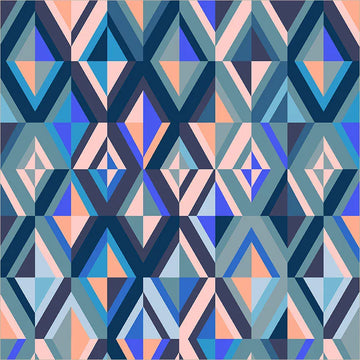 Happy Place by Annabel Wrigley - Diamonds, Blueberry Happy Place by Annabel Wrigley - Diamonds, Blueberry