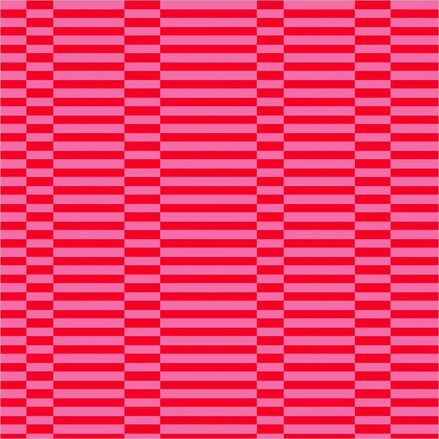 Annabel's Blenders by Annabel Wrigley - Broken Stripe, Red/Pink Annabel's Blenders by Annabel Wrigley - Broken Stripe, Red/Pink
