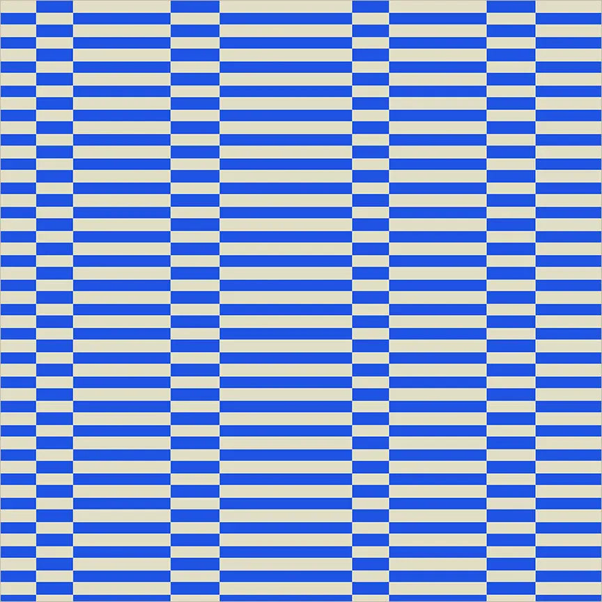 Annabel's Blenders by Annabel Wrigley - Broken Stripe, Cobalt Annabel's Blenders by Annabel Wrigley - Broken Stripe, Cobalt