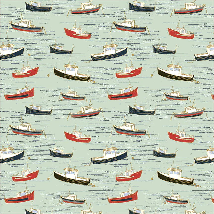 Rocky Coast - Bonnie Boats, Mist Rocky Coast - Bonnie Boats, Mist