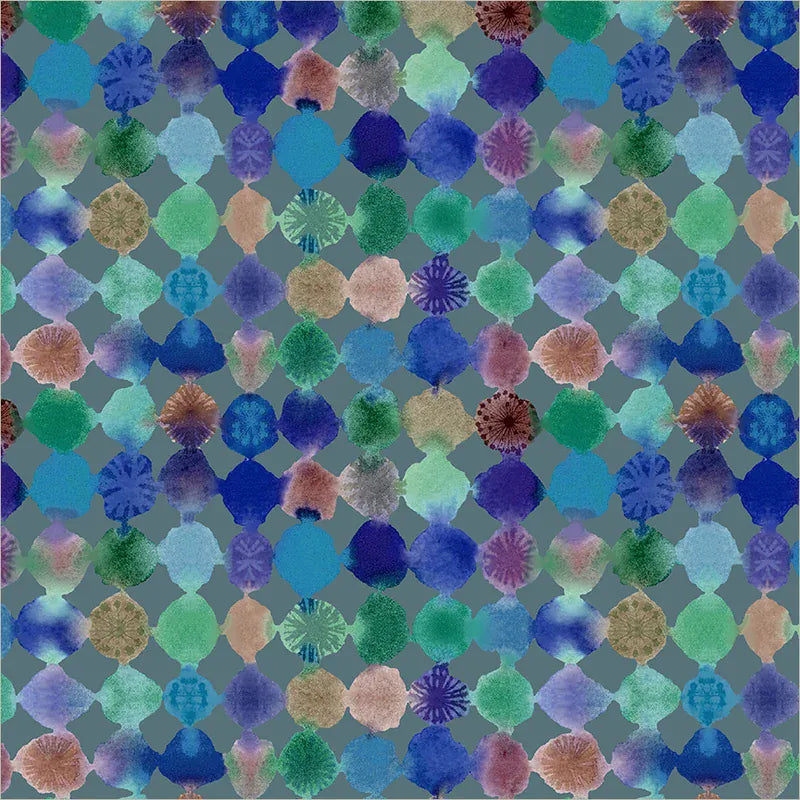 Painted Path Floating by Maria Carluccio - Slate Painted Path Floating by Maria Carluccio - Slate Fabric | Windham