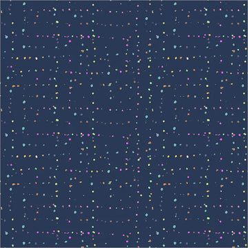 Painted Path Stargazing by Maria Carluccio - Navy Painted Path Stargazing by Maria Carluccio - Navy Fabric | Windham