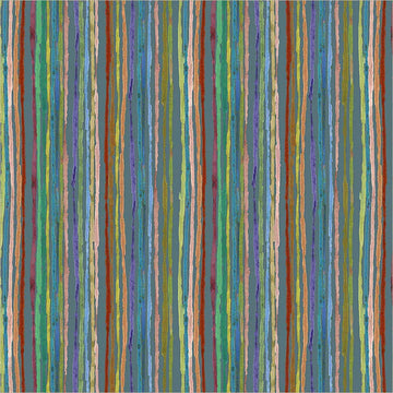Painted Path Straight and Narrow by Maria Carluccio - Slate Painted Path Straight and Narrow by Maria Carluccio - Slate Fabric