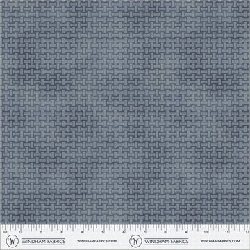 Faded Indigo by Whistler Studios - Basket Weave, Dark Rinse Basket Weave Dark Rinse | Faded Indigo Fabric by Whistler Studios