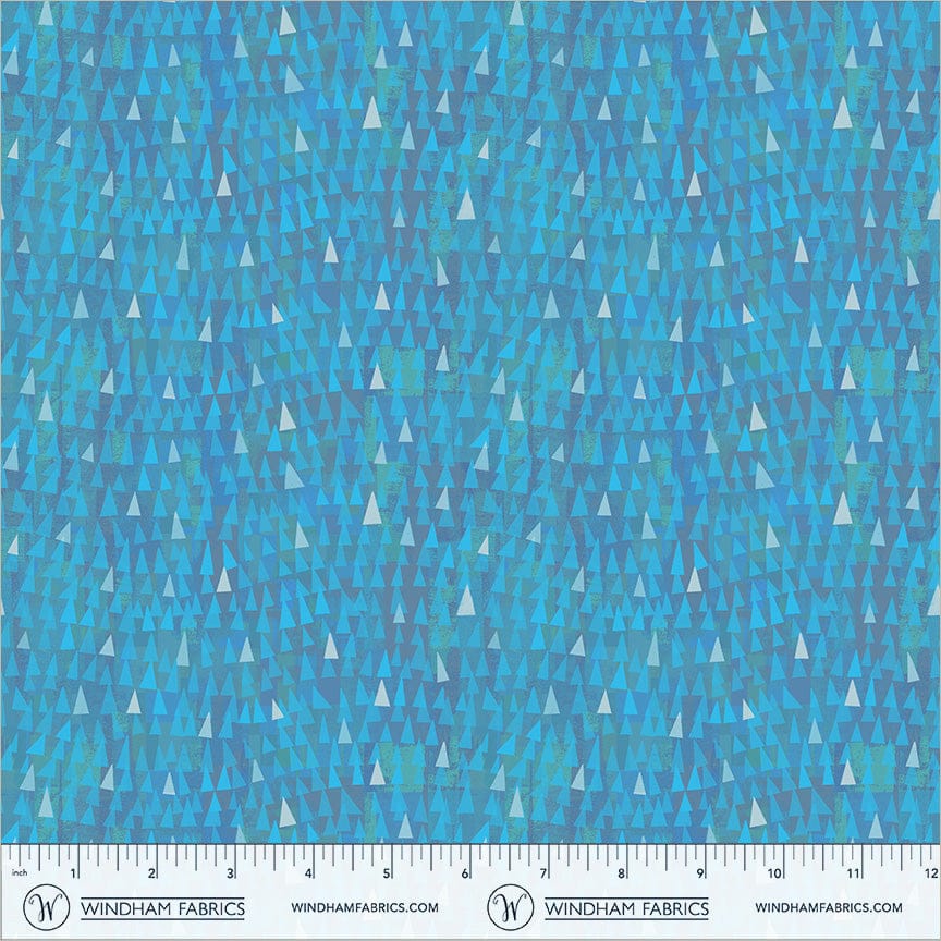 Mirage by Gareth Lucas - Fragments, Cyan Fragments Cyan | Mirage Blender Fabric by Gareth Lucas