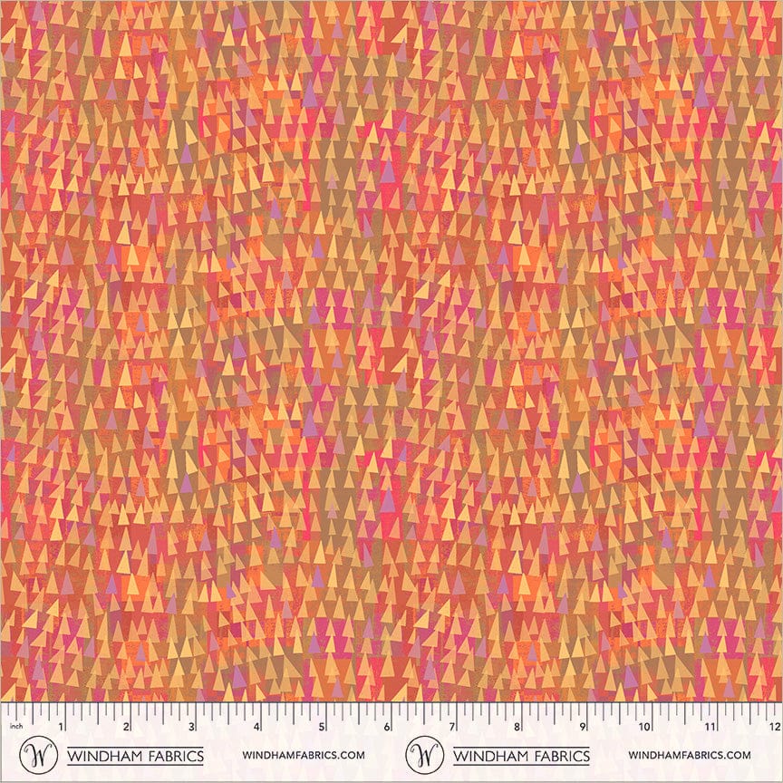 Mirage by Gareth Lucas - Fragments, Fiery Fragments Fiery | Mirage Blender Fabric by Gareth Lucas