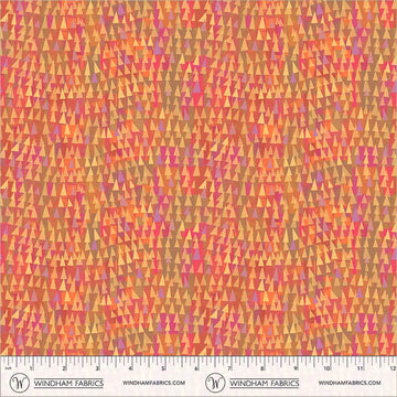 Mirage by Gareth Lucas - Fragments, Fiery Fragments Fiery | Mirage Blender Fabric by Gareth Lucas