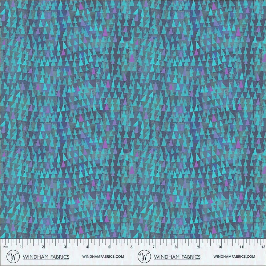 Mirage by Gareth Lucas - Fragments, Peacock Fragments Peacock | Mirage Blender Fabric by Gareth Lucas