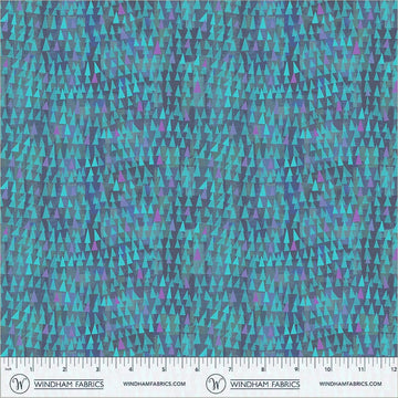 Mirage by Gareth Lucas - Fragments, Peacock Fragments Peacock | Mirage Blender Fabric by Gareth Lucas