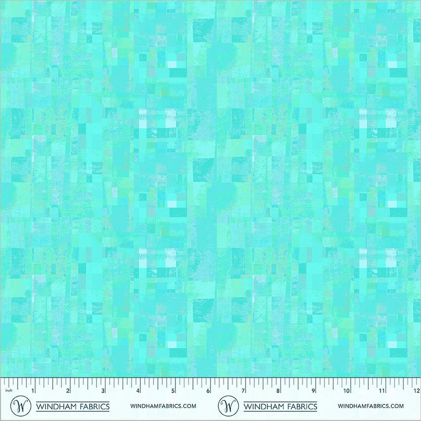 Mirage by Gareth Lucas - Reflection, Turquoise Reflection Turquoise | Mirage Blender Fabric by Gareth Lucas