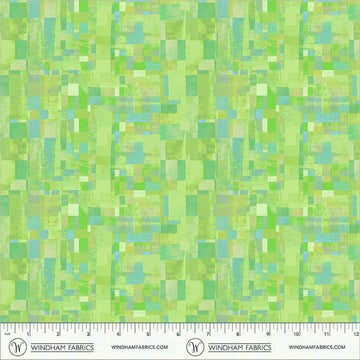 Mirage by Gareth Lucas - Reflection, Lime Reflection Lime | Mirage Blender Fabric by Gareth Lucas