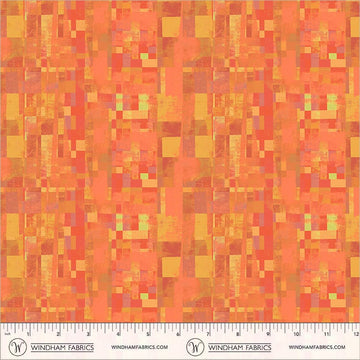 Mirage by Gareth Lucas - Reflection, Red Orange Reflection Red Orange | Mirage Blender Fabric by Gareth Lucas