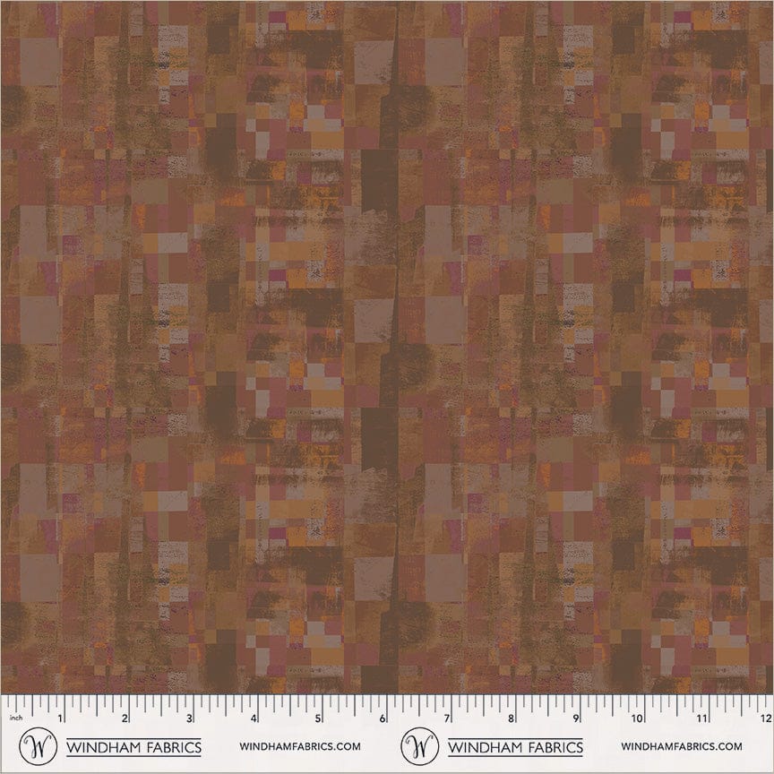 Mirage by Gareth Lucas - Reflection, Mahogany Reflection Mahogany | Mirage Blender Fabric by Gareth Lucas