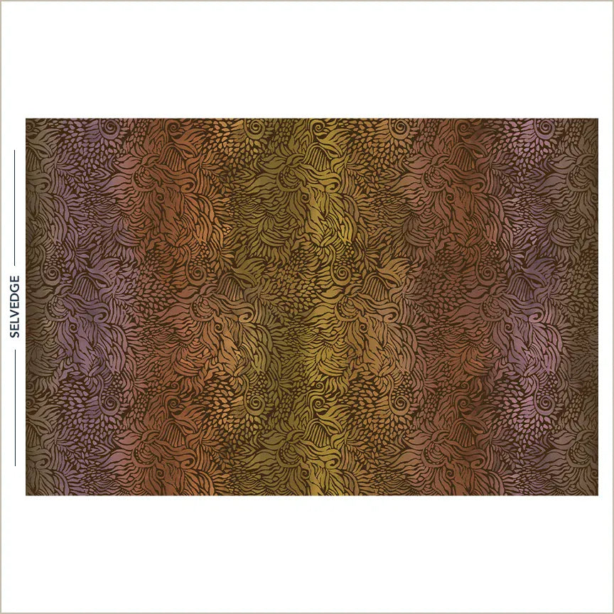 Wild Reverie by Melissa Marie Collins - Thicket, Umber Canvas Fabric Wild Reverie by Melissa Marie Collins - Thicket, Umber Canvas Fabric