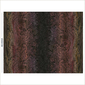 Wild Reverie by Melissa Marie Collins - Landscape, Multi/Walnut Fabric Wild Reverie by Melissa Marie Collins - Landscape, Multi/Walnut Fabric